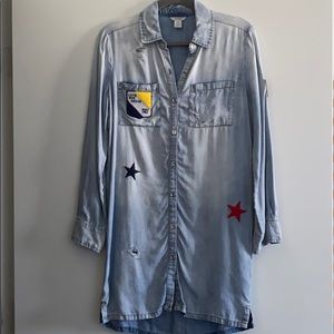 Guess denim dress size Small